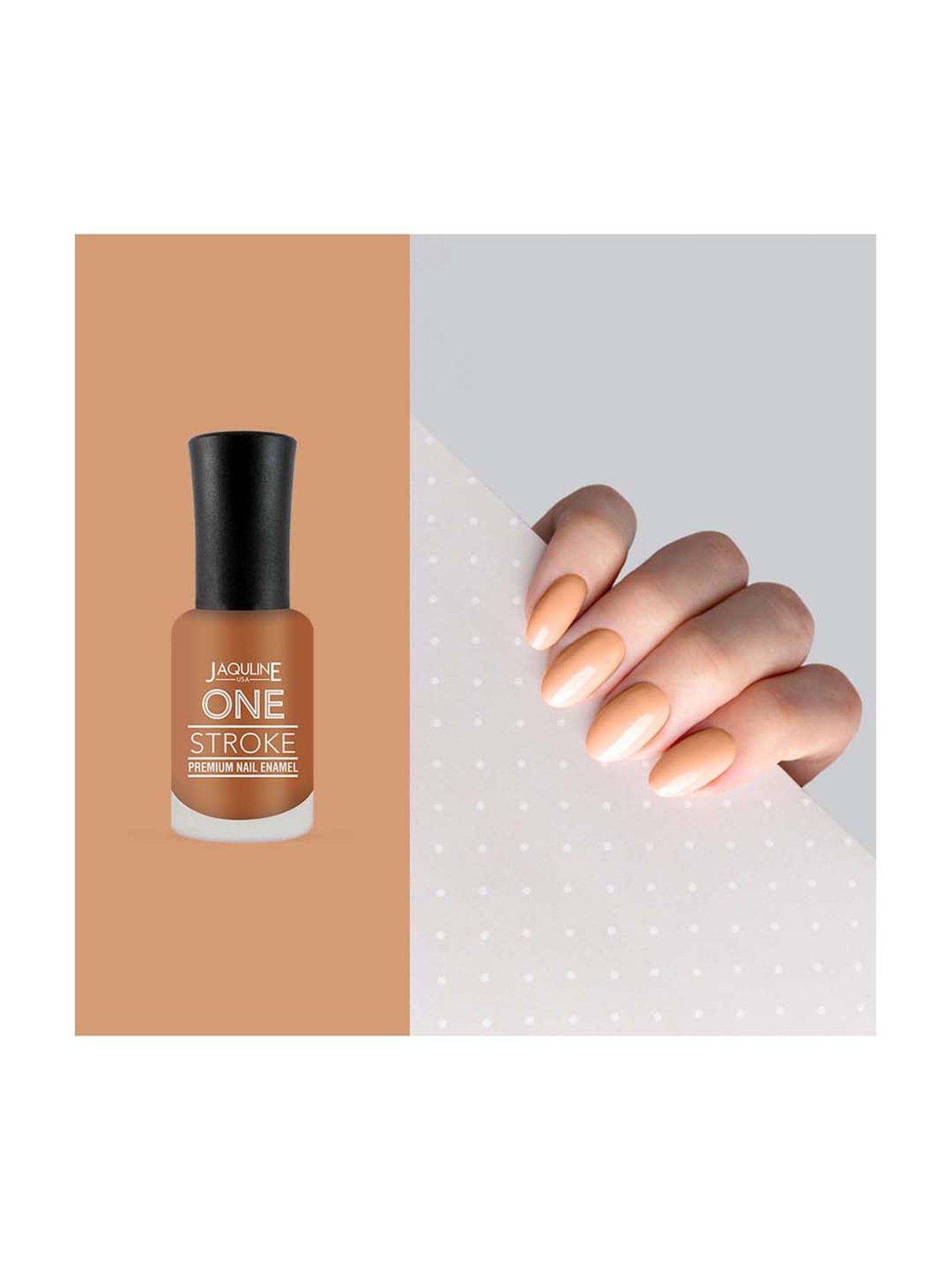 Jaquline USA One Stroke Premium Nail Enamel Burly wood - 8 ml