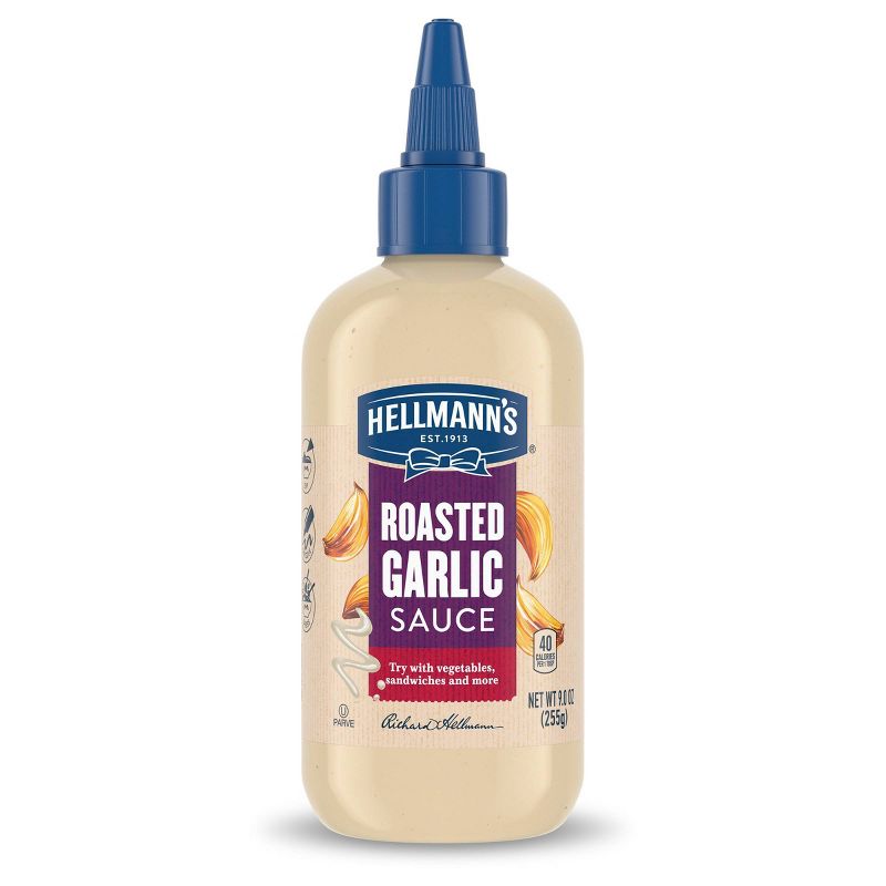 Hellmann's Variety Sauce Roasted Garlic - 9oz