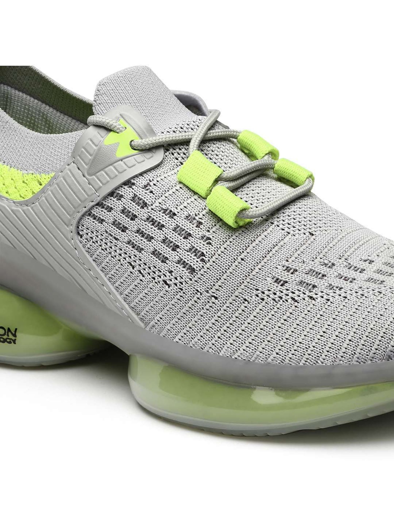 Asian Kids Grey Running Shoes