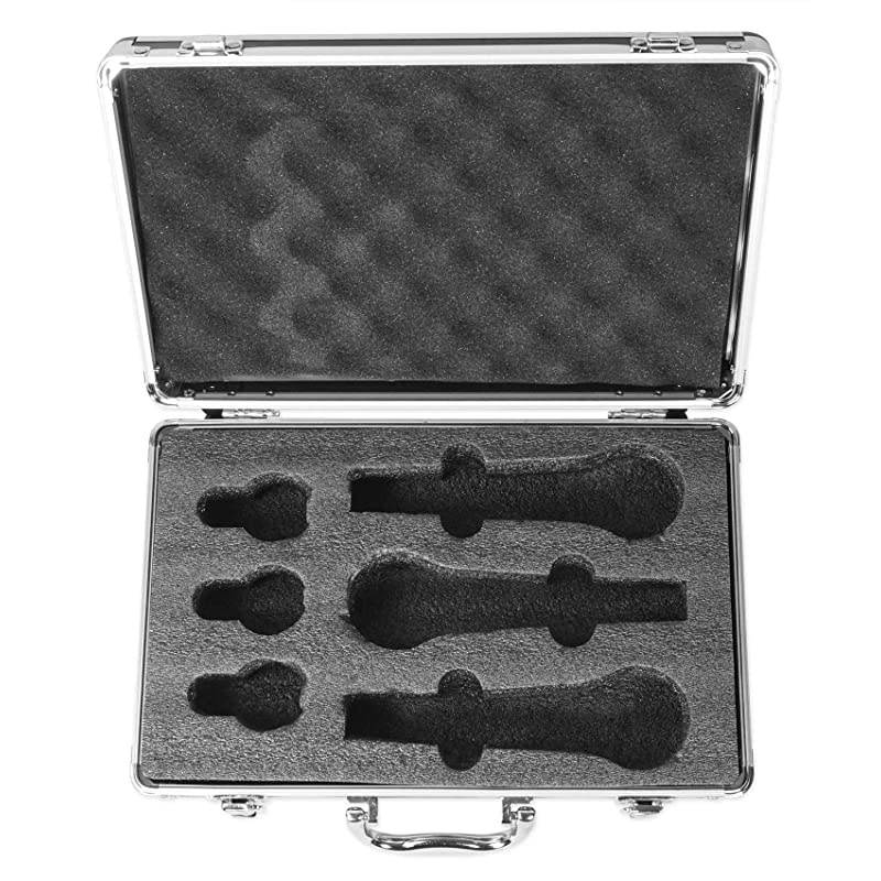 RMC3PK 3 Pack Metal Wired VocalInstrumentDJ Microphones+Metal Case