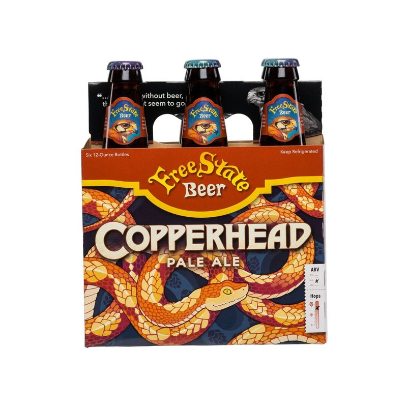 Free State Copperhead Pale Ale Beer - 6pk/12 fl oz Bottles