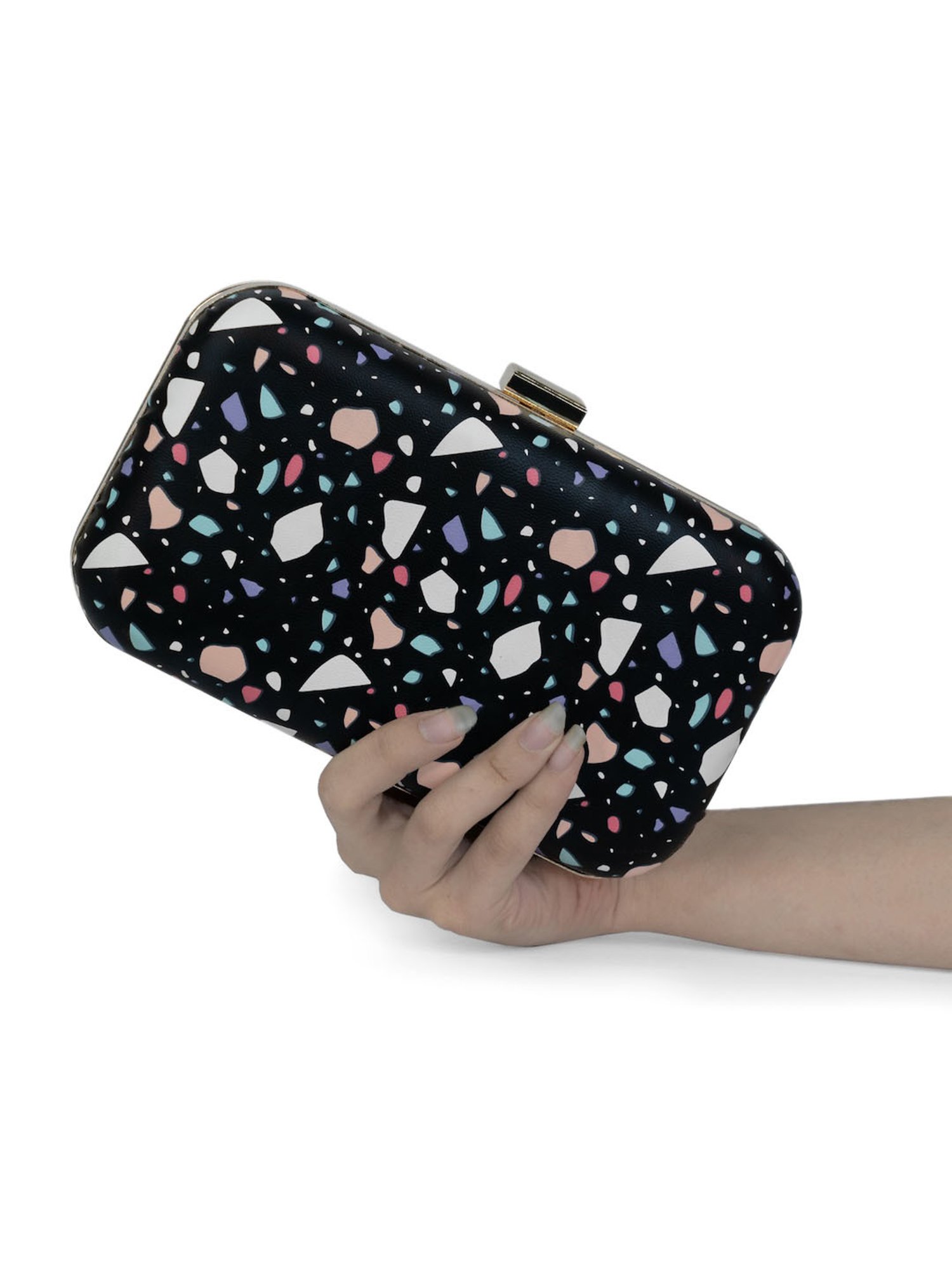 Modern Myth Multicolor Printed Clutch