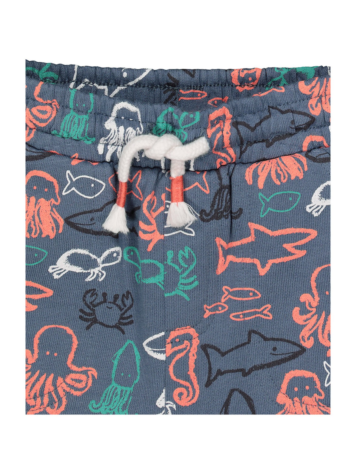 Mothercare Kids Grey Cotton Printed Shorts