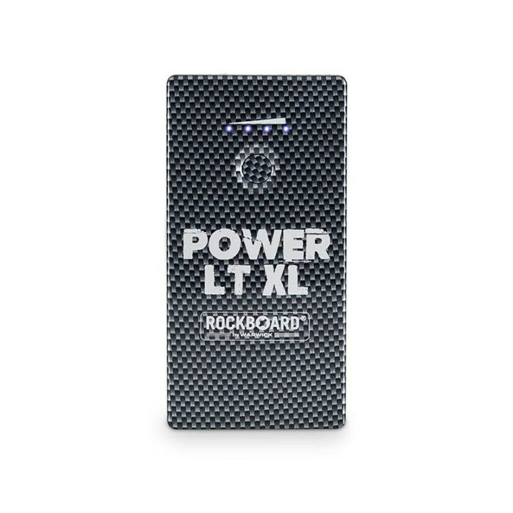 RockBoard Power LT XL Rechargeable Effects Pedal Mobile Power Bank, Carbon