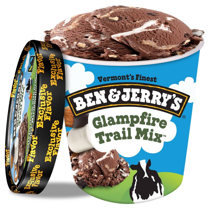 Ben & Jerry's Glampfire Trail Mix Ice Cream - 1pt