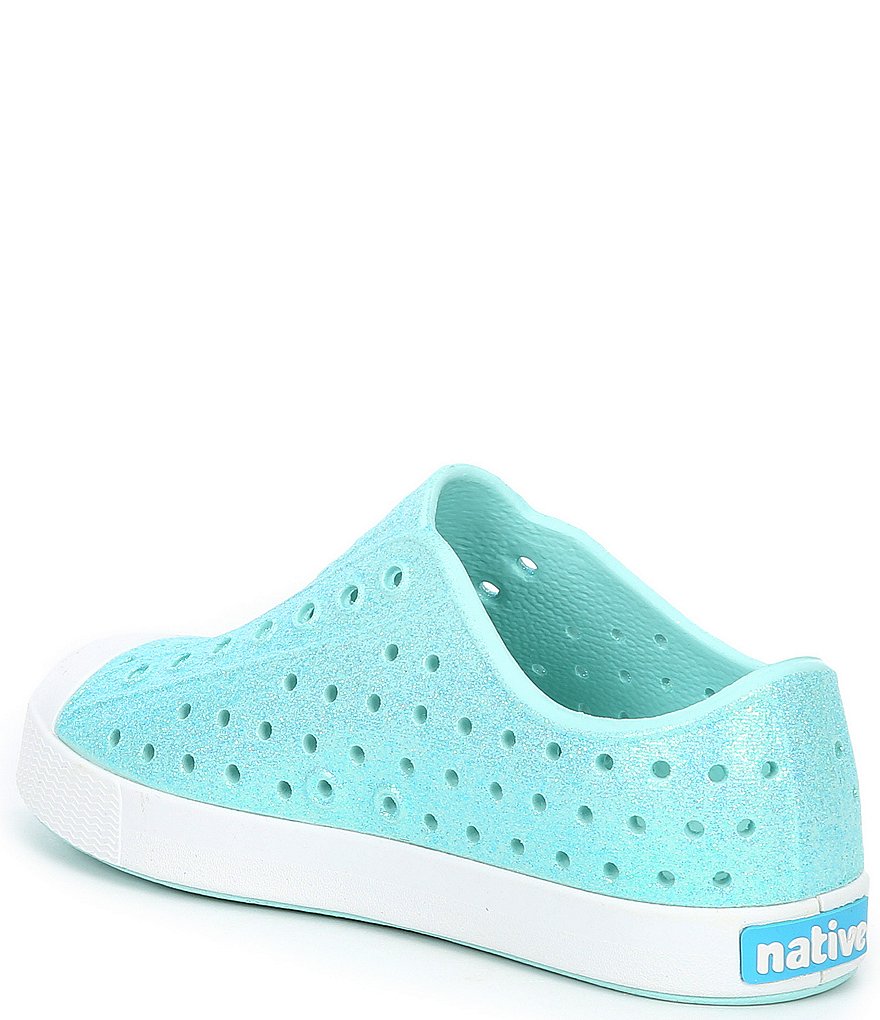 Native Girls' Jefferson Bling Glitter Slip-On Sneakers (Youth)