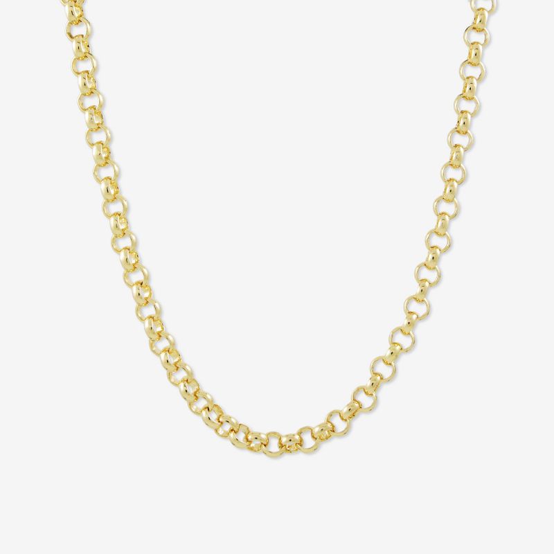 Sanctuary Project Round Chain Link Necklace Gold