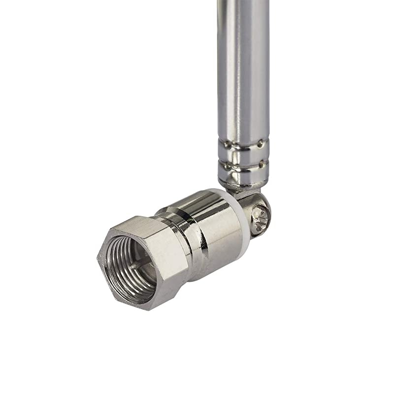 7Sections Telescopic FM Antenna for Denon Pioneer Onkyo Yamaha Marantz Indoor Digital HD Radio FM Radio Bluetooth Stereo Receiver AV Audio Vedio Home Theater Receiver Power Amplifier Tuner