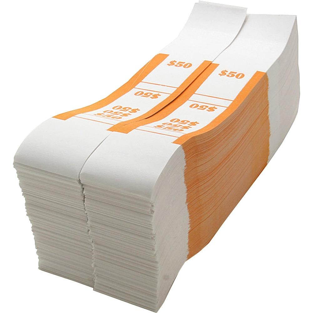 Sparco Bill Strap 50 1000/PK White/Orange BS50WK