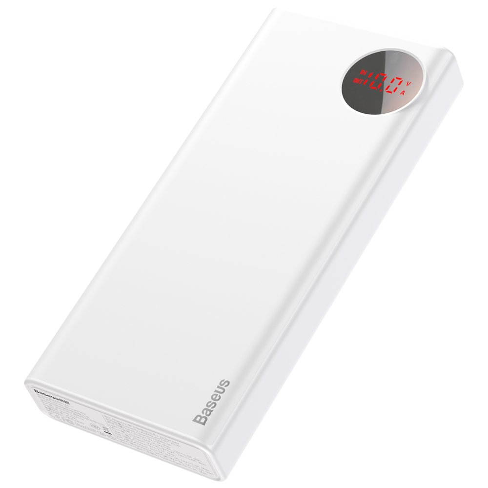 Baseus Mulight Power Bank 20000 mAh with Digital Voltage/Power Display PD3.0 QC3.0