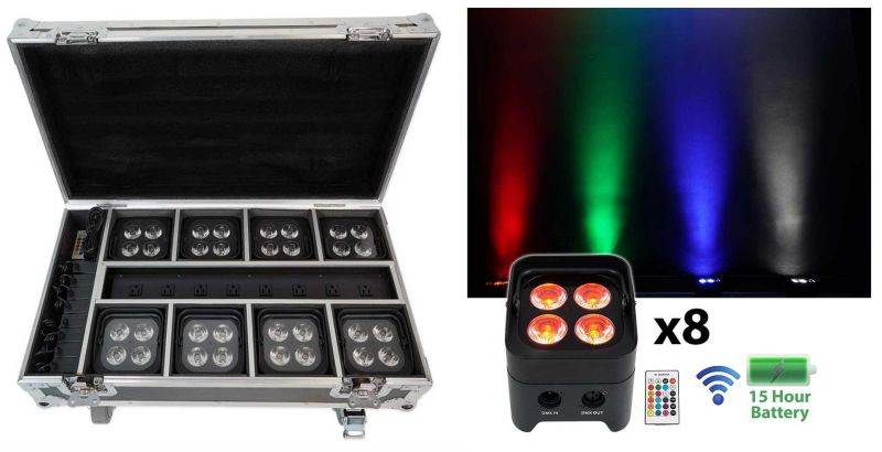 EMB Pro - EL602 - Multicolor DMX LED Lighting Effect for Stage, Club, Party, DJ