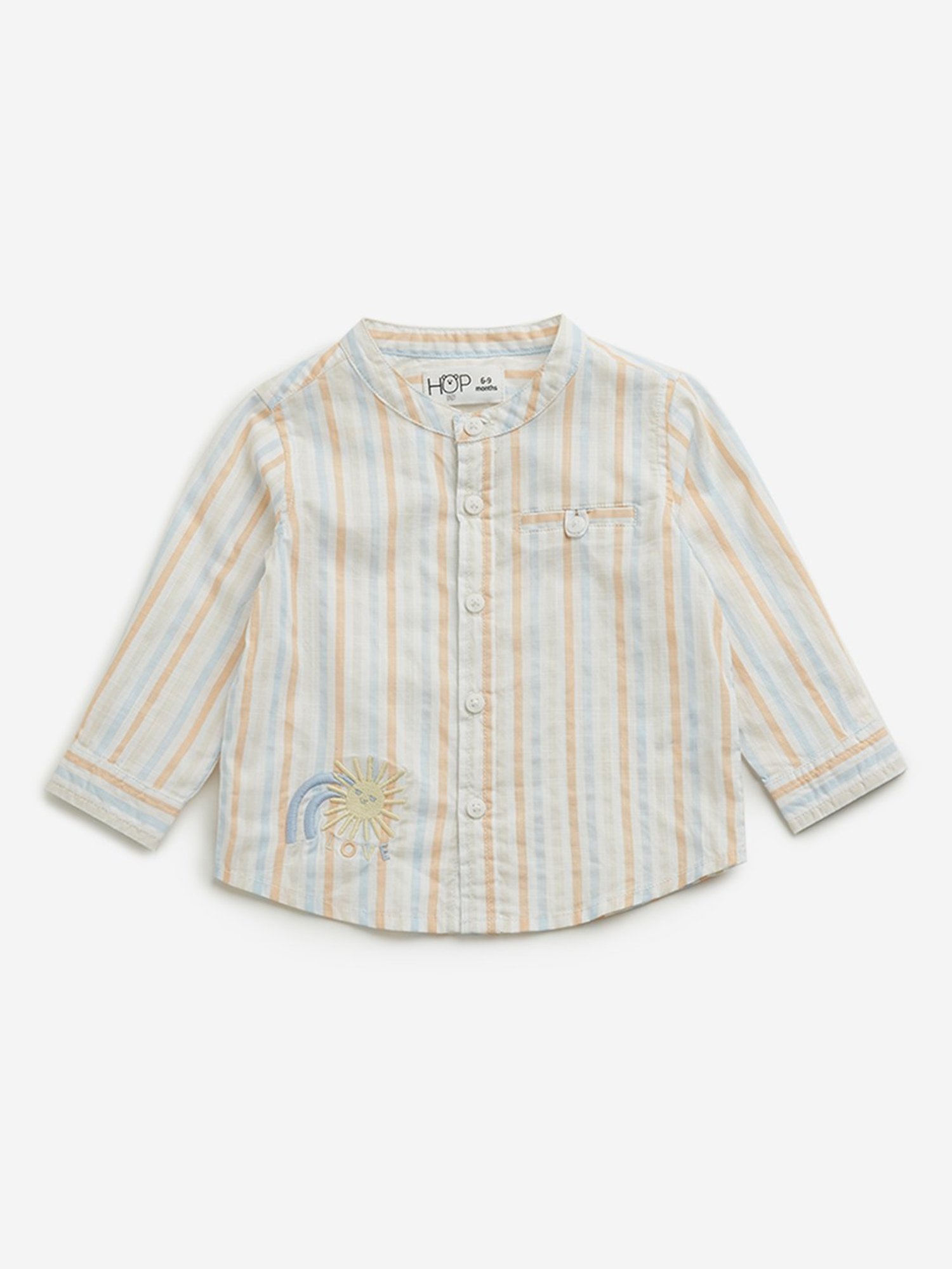 Ed-a-Mamma Baby Yellow Striped Shirt