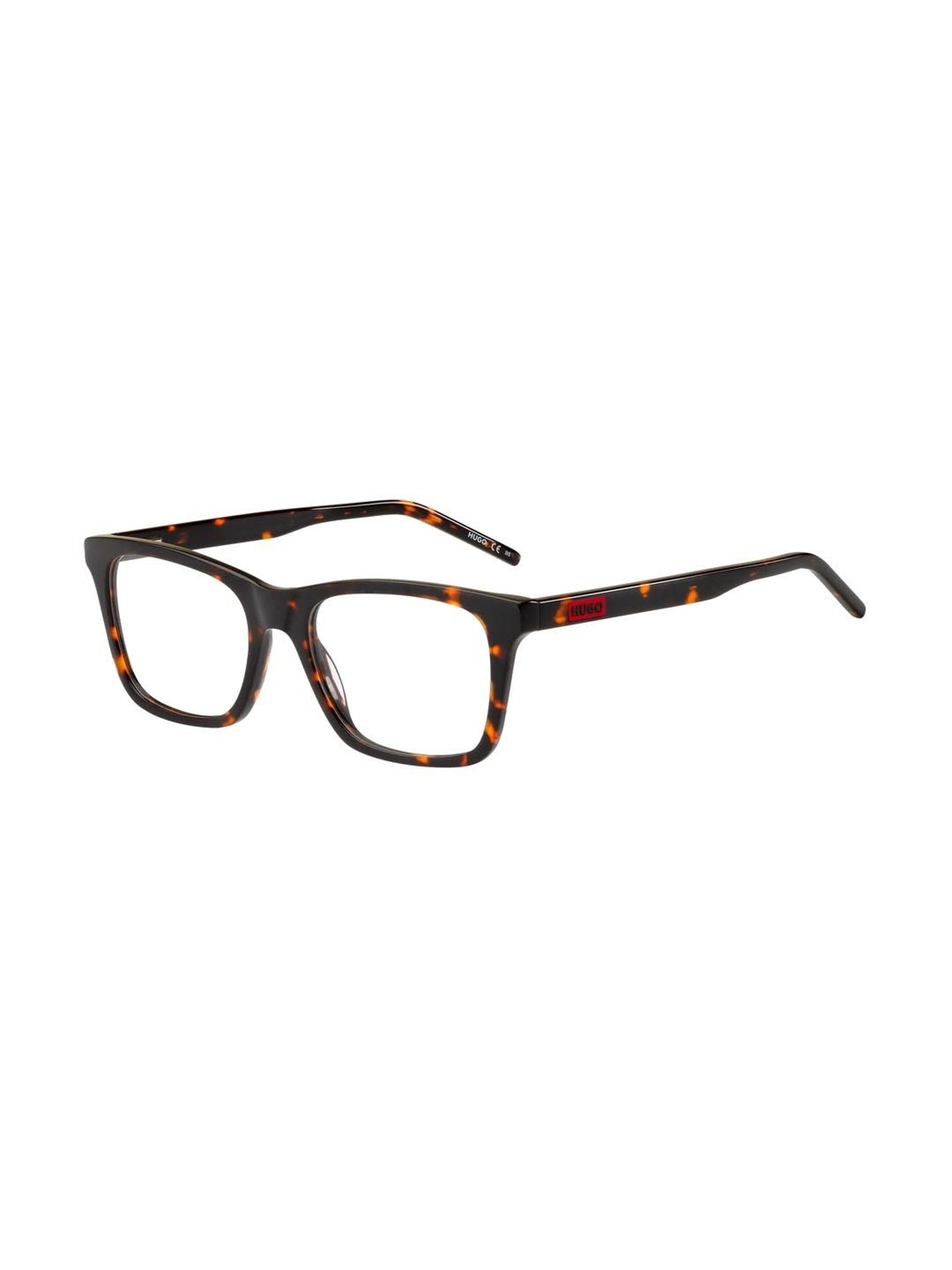 HUGO Brown Rectangular Eye Frames for Men