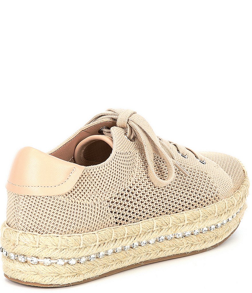 Chelsea & Violet Vltna Lace-Up Flatform Espadrille Sneakers