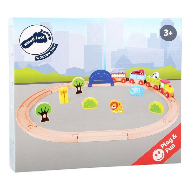 Small Foot Wooden Toys The Zoo Train Railway