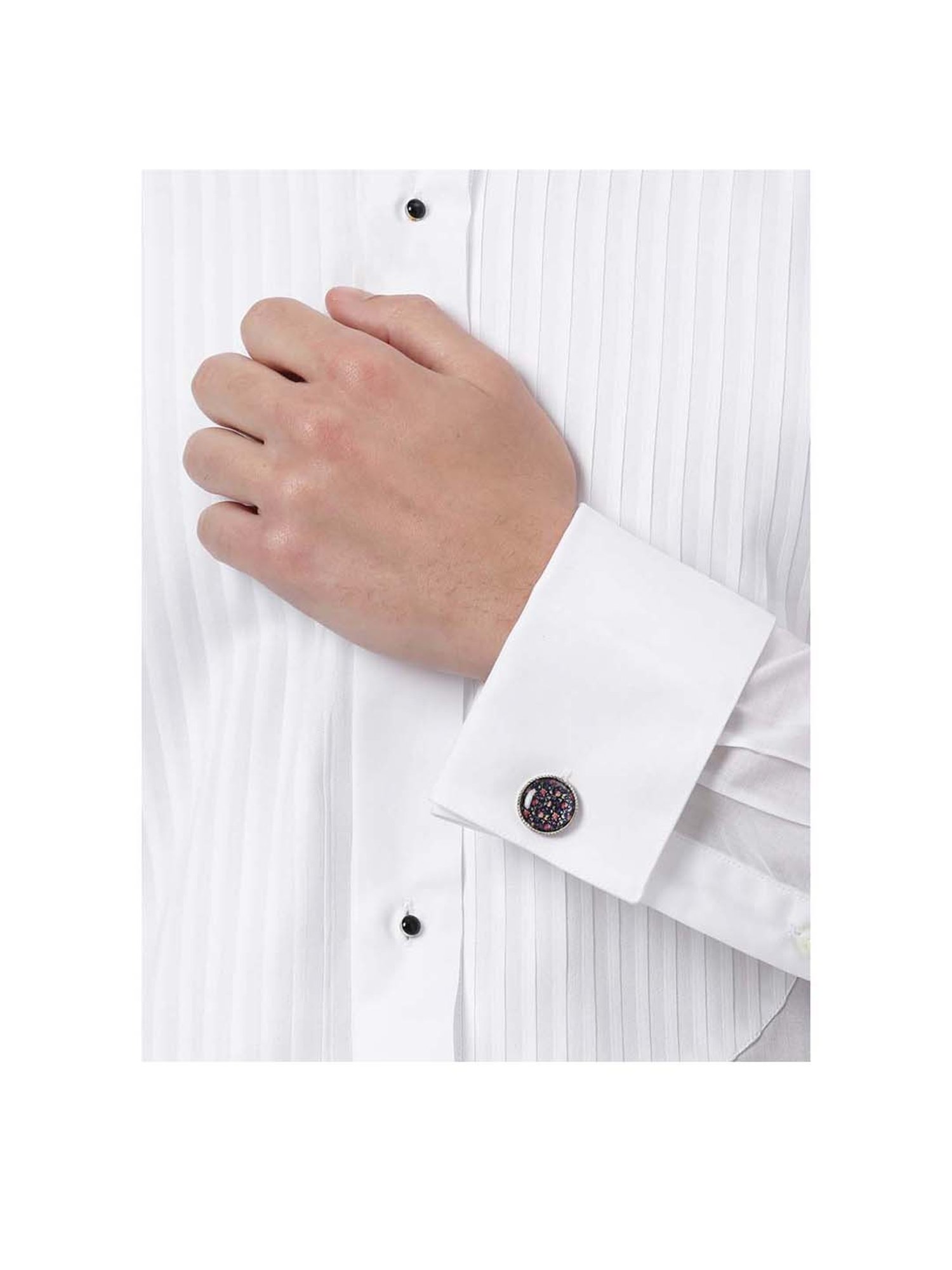 Tossido Green Solid Cufflinks
