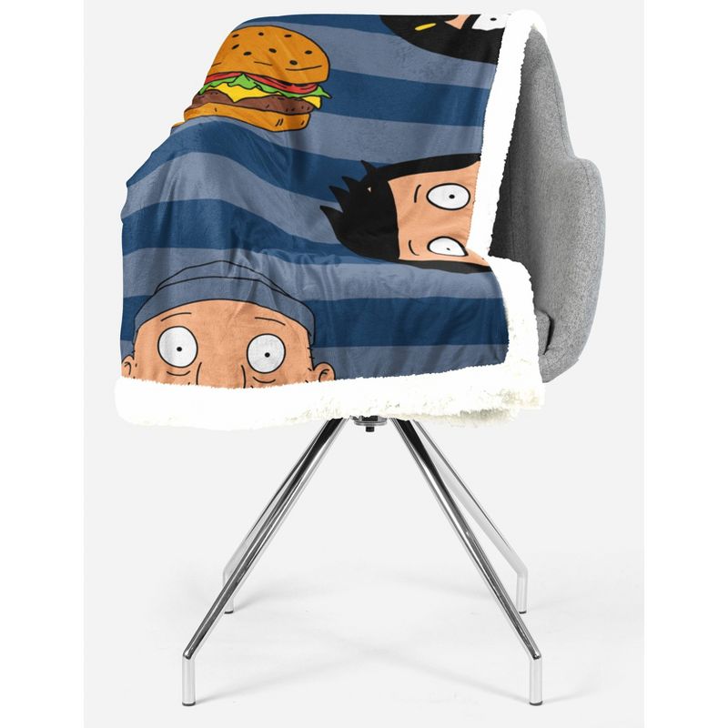 60"x90" Bob's Burgers Sherpa Blanket