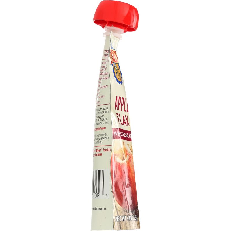 Earth's Best Organic Apple Raisin Flax & Oat Baby Food Pouch - 4oz