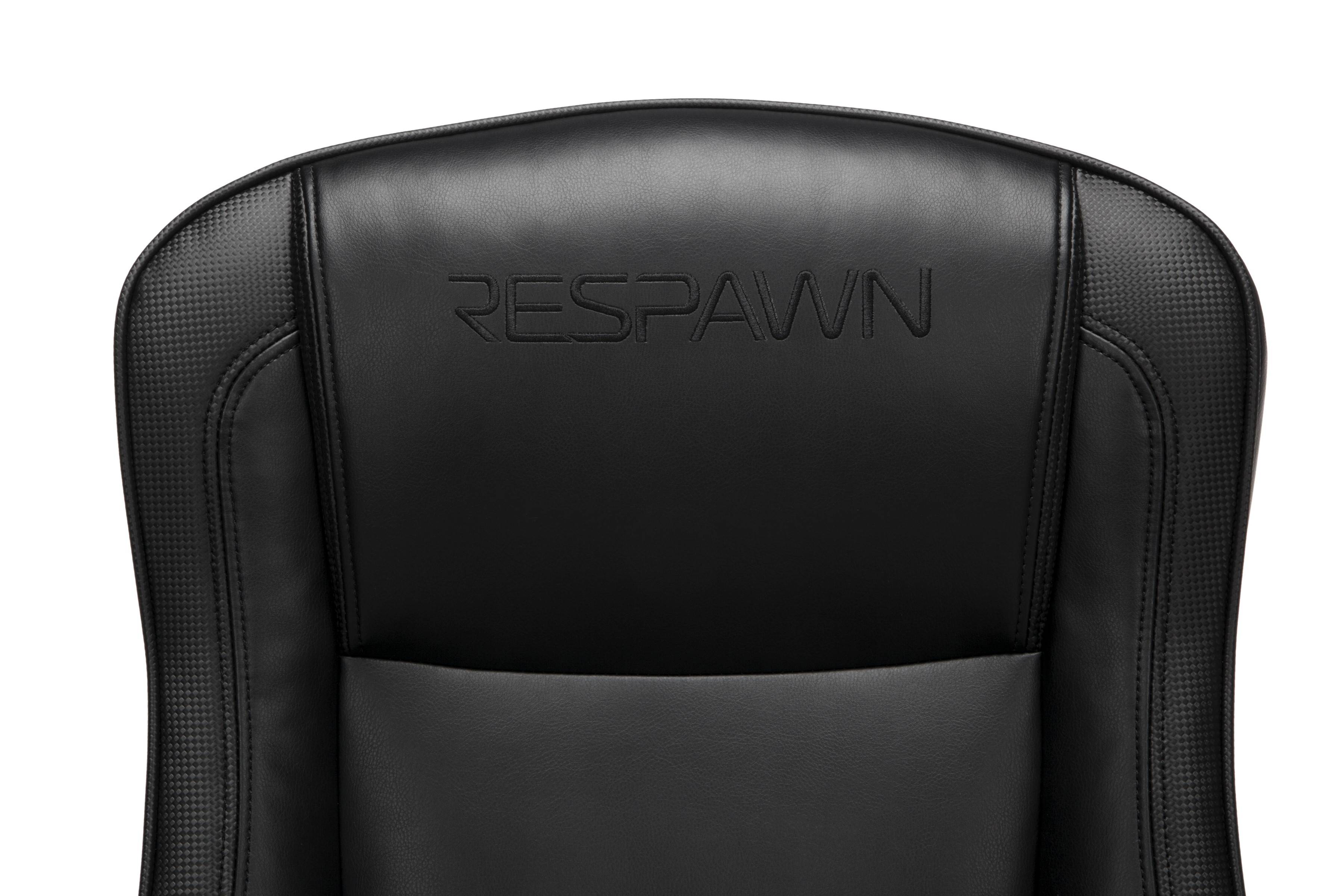 RESPAWN-800 Racing Style Gaming Rocker Chair, Rocking Gaming Chair, in Blue (RSP-800-BLK-BLU)