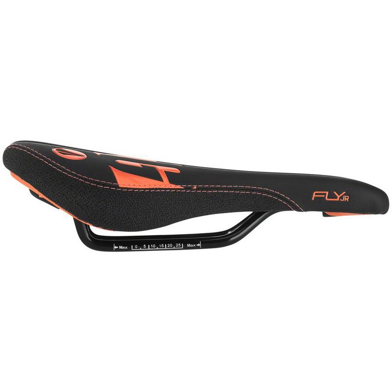 SDG Fly Jr Saddle - Neon Orange/Black