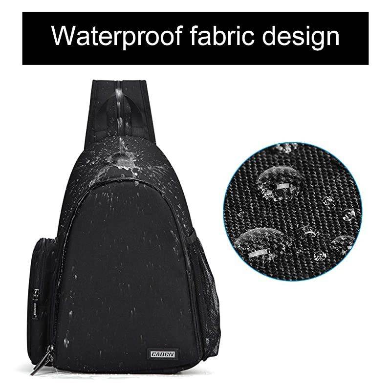 Camera Bag Sling Backpack Camera Case Backpack with Tripod Holder for DSLRSLR Mirrorless Cameras Canon Nikon Sony Pentax Black