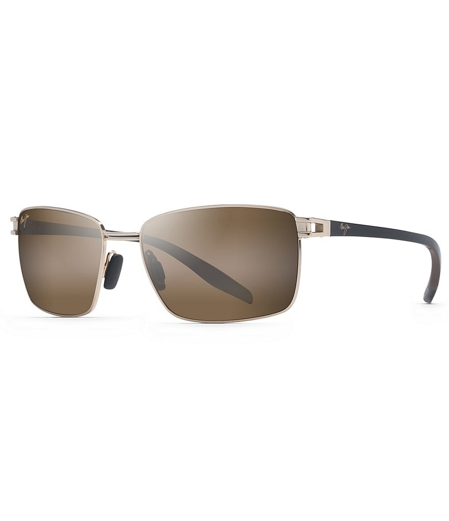 Maui Jim Cove Park PolarizedPlus2&reg; Rectangular 60mm Sunglasses