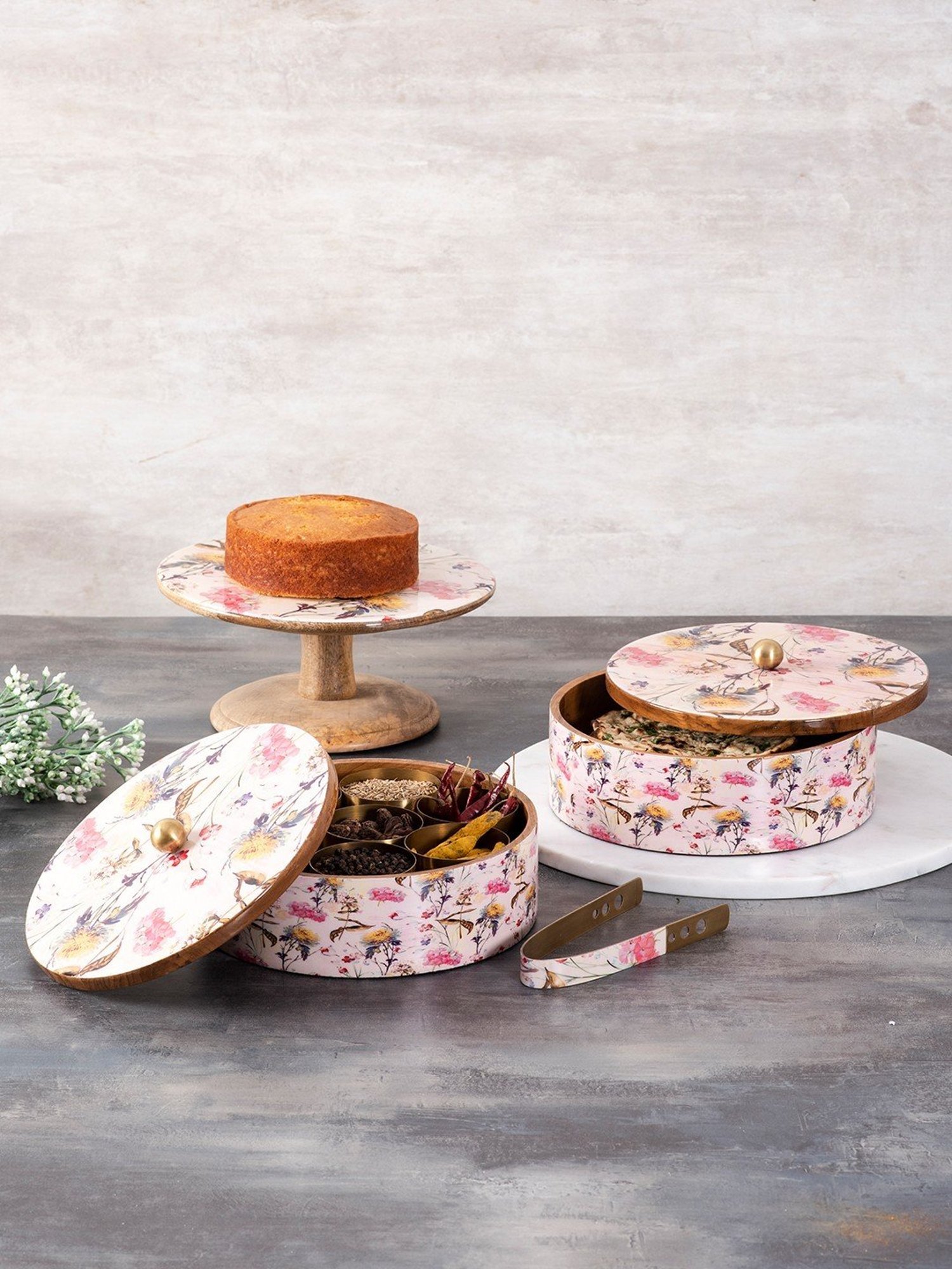 Goodhomes Transparent Glass Butter Dishes With Lid