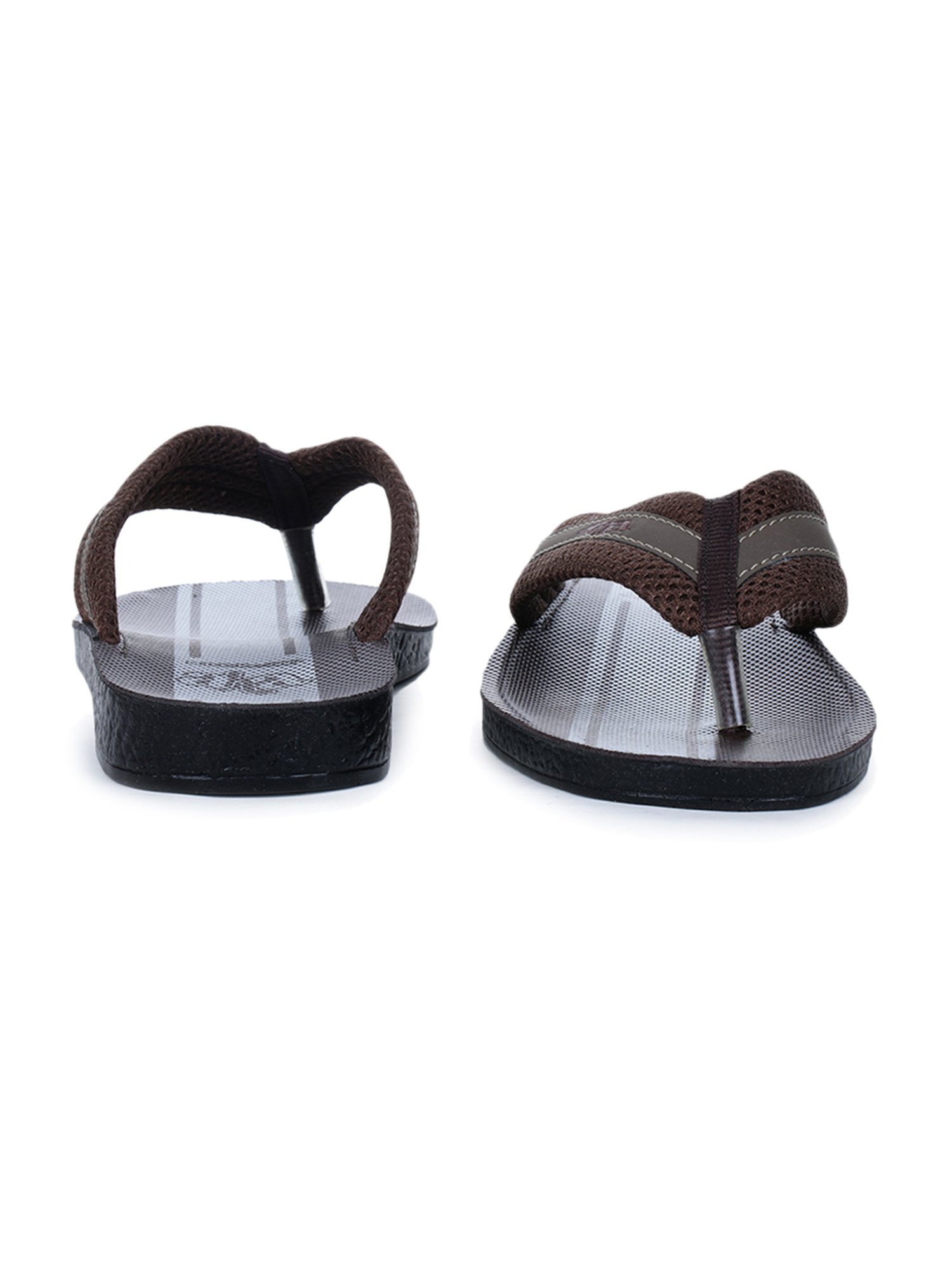 Aha by Liberty Men's Brown & Grey Flip Flops