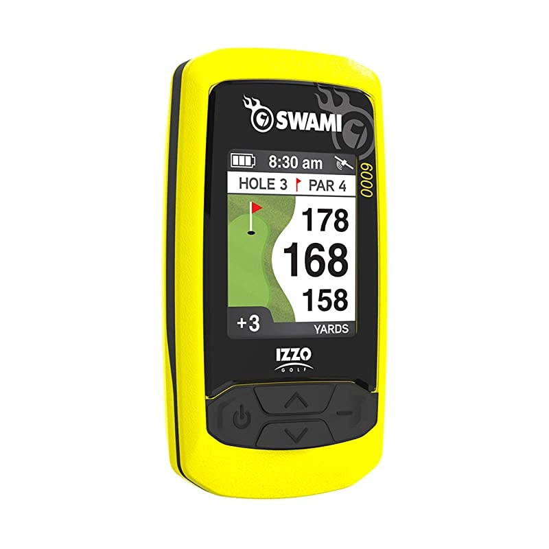 Golf Swami Handheld 6000 Golf GPS Yellow 375quot x 2quot x 1quot