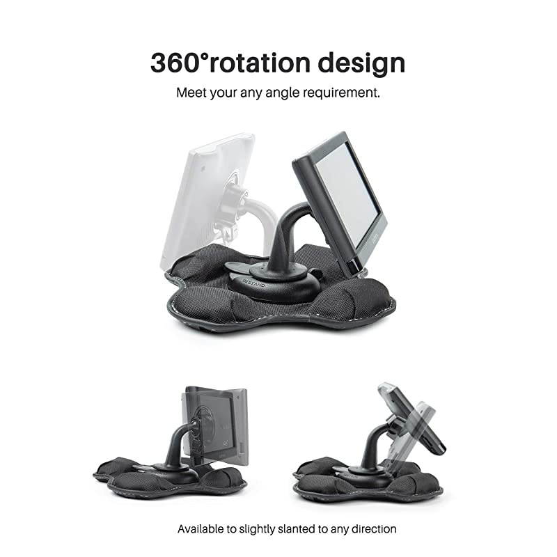 GPS Dashboard Mount, Portable Friction Mount for Garmin 700/600/300/200 Series and for New Nuvi Series