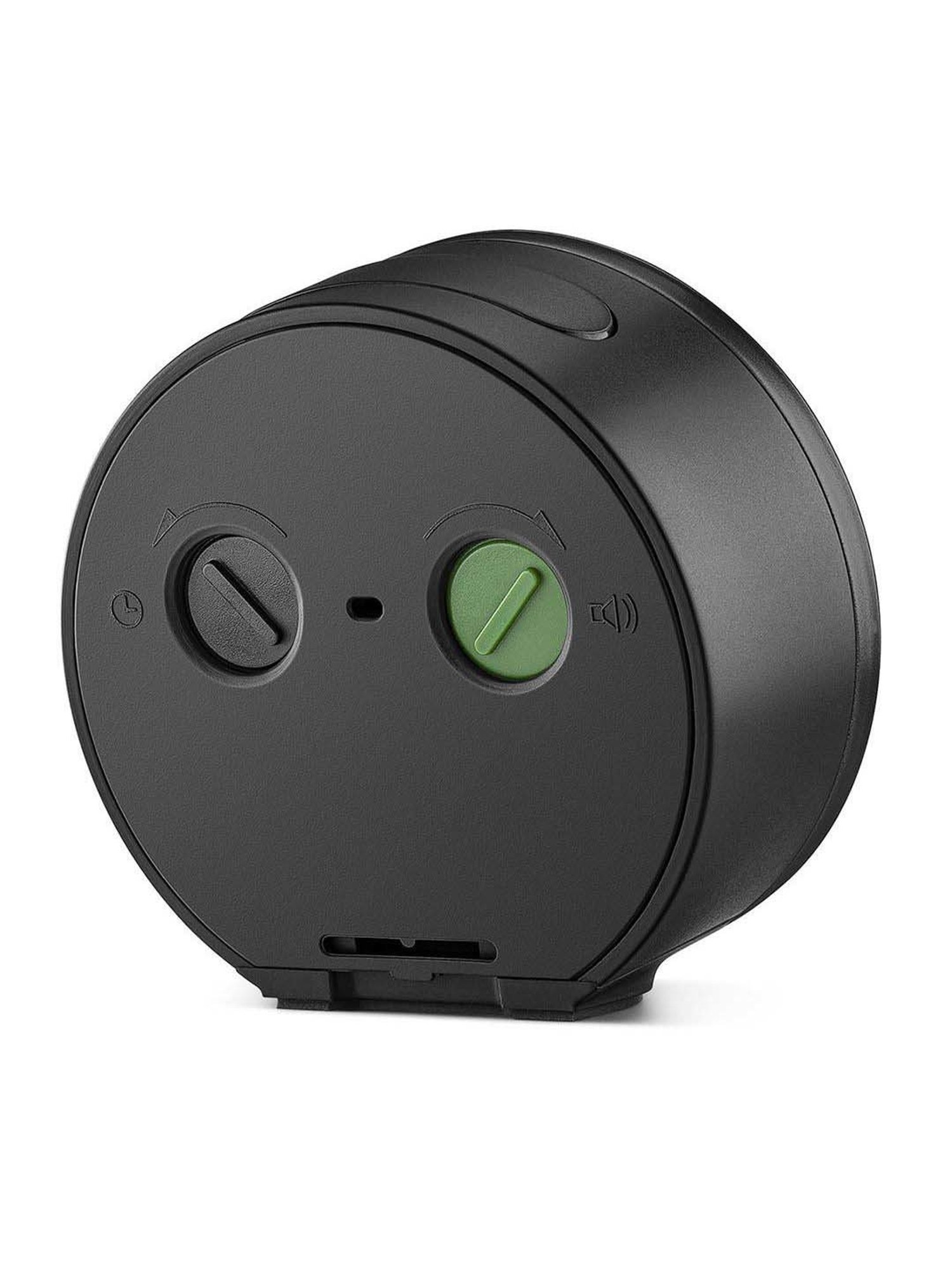 Braun Black Digital Alarm Clock With Date, Month And Temperature Display