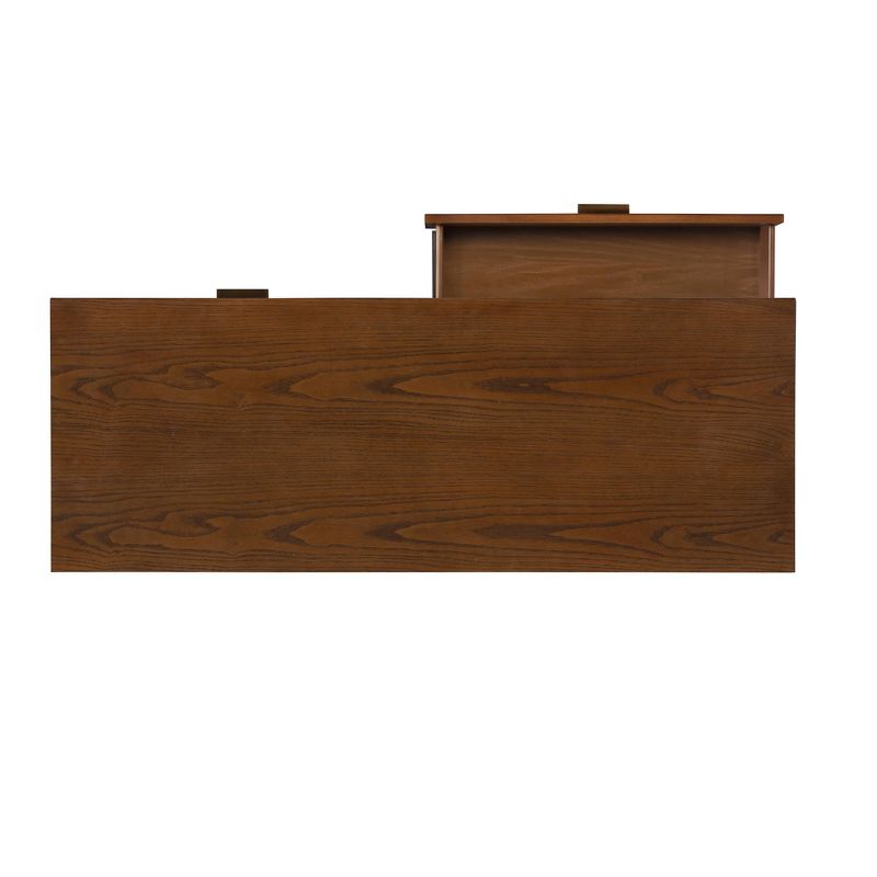 Reid Dresser Walnut - Linon