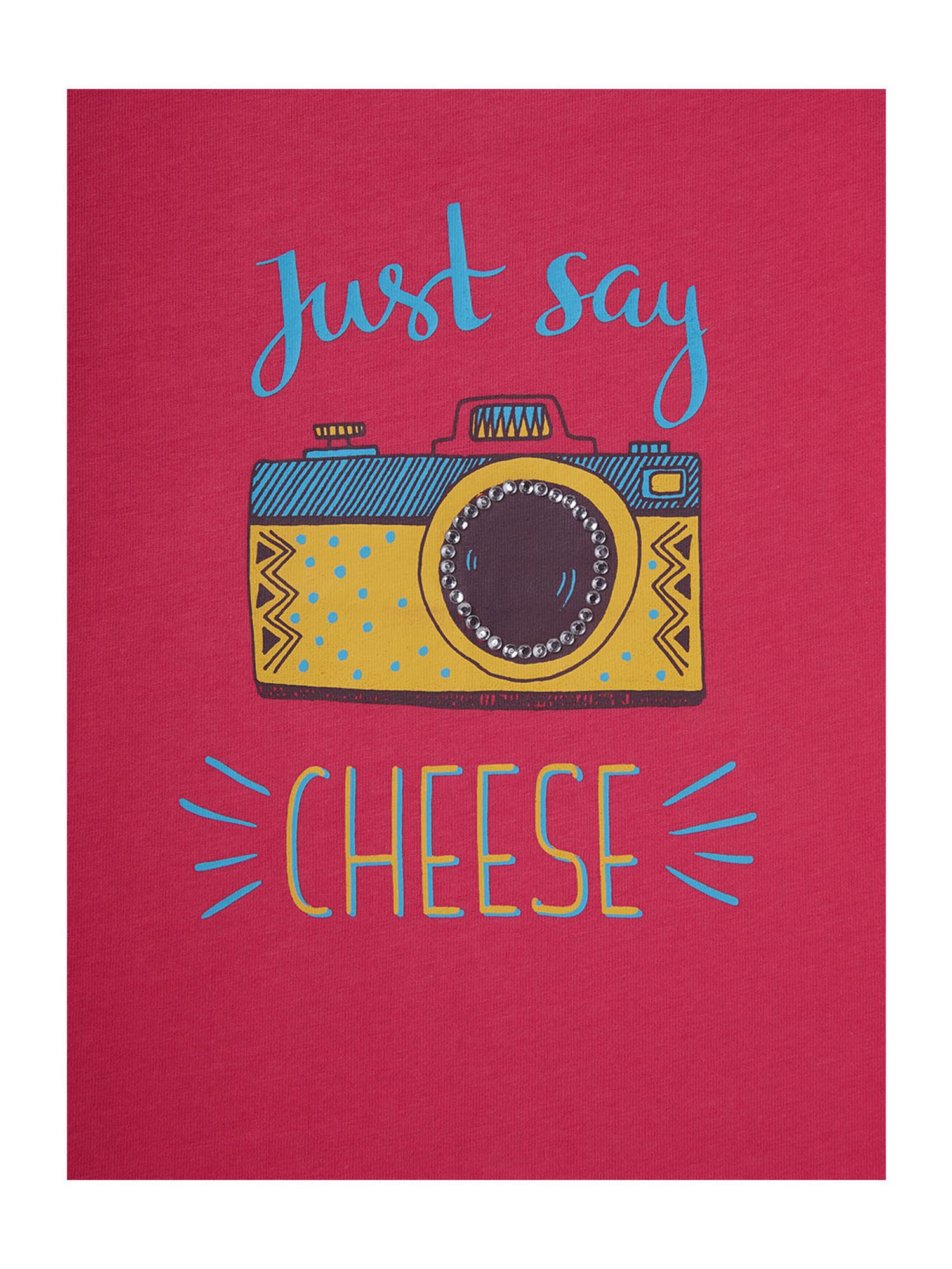 Cub McPaws Kids Pink Printed  Top