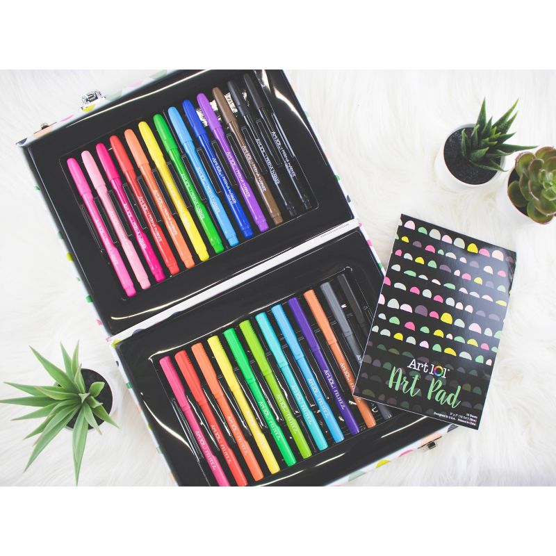Art 101 36pc Doodle & Color Art Kit