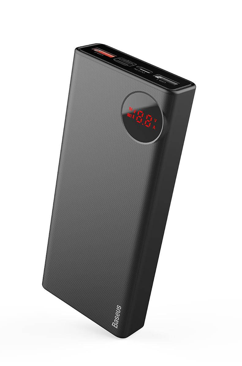 Baseus Mulight Power Bank 20000 mAh with Digital Voltage/Power Display PD3.0 QC3.0