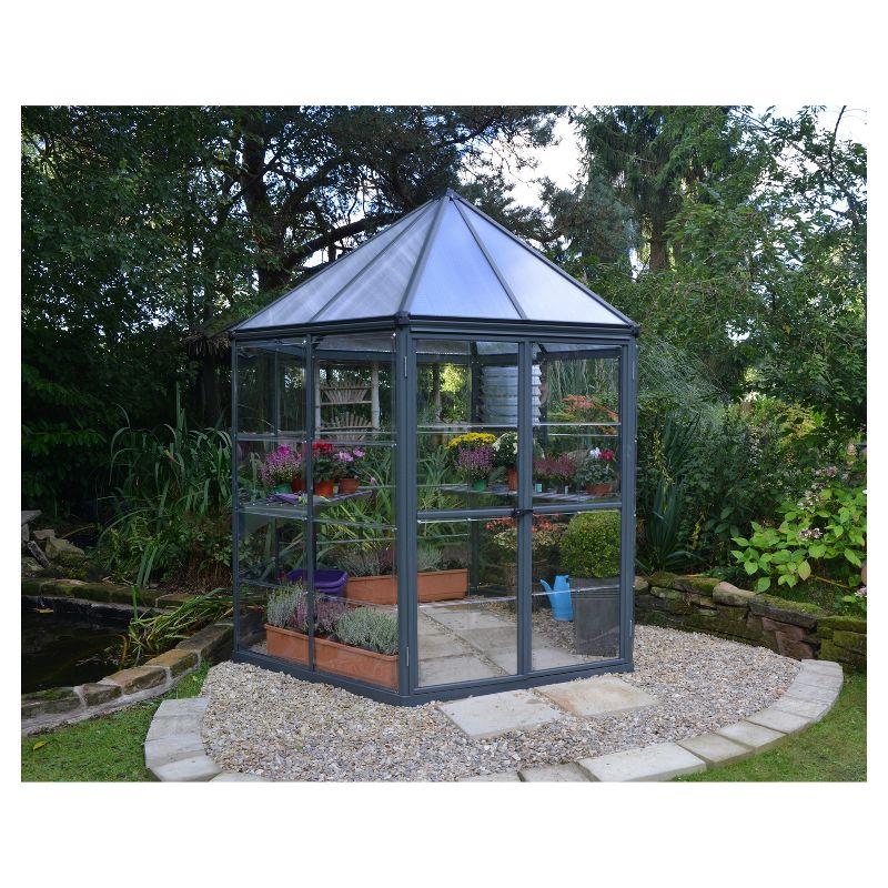 Oasis Hex Greenhouse Gray - Palram