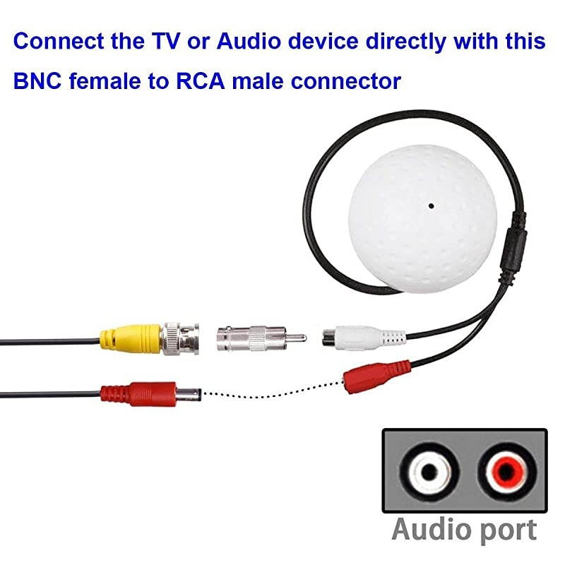 4 Pack 100ft BNC Video Power Cable Security Camera Extension Wire Cord Extension Cable with 8pcs BNC to RCA Connectors for CCTV DVR Surveillance System4 PackBlack