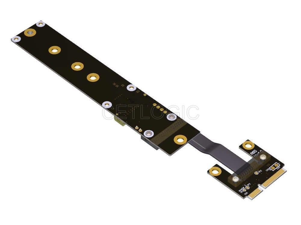 mPCIe mini PCIe to M.2 Key M Adapter Cable 15cm, R64SF
