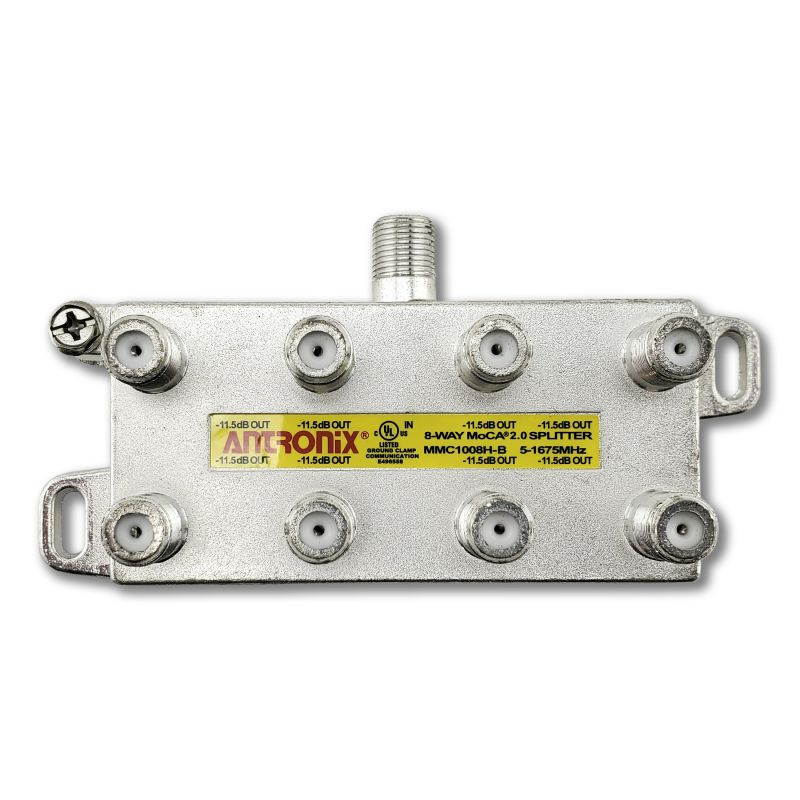 3 way antronix mmc1003hb 51675 mhz moca 2.0 splitter for frontier formerly verizon fios