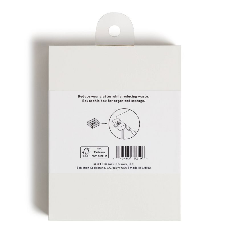 U Brands 6ct Potted Succulent Push Pins