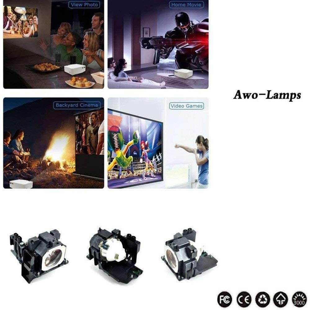 OMAIC Projector Lamp Bulb for Epson ELPLP67/ V13H010L67 Home Cinema PowerLite 500 707 710HD 750HD, W12 S12 EX5210 EX7210 EX3210 EX3212 VS210 VS220 X12 Replacement Projector Lamp/Bulb