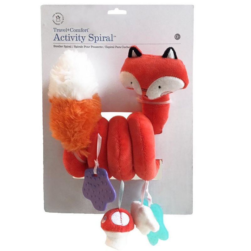 Manhattan Toy Travel + Comfort Fox Activity Spiral Baby Toy