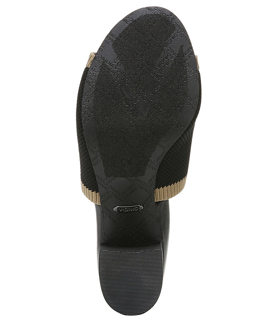 Vionic Fleur Knit Block Heel Mules