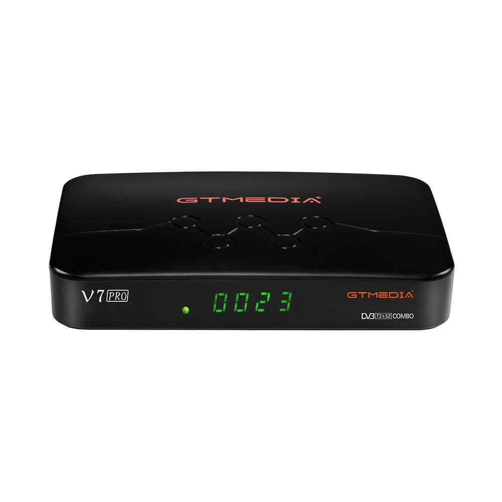 GTMEDIA V7 PRO Combo DVB-T2 DVB-S2 Satellite Receiver H.265 1080P HD USB Wifi PowerVu Biss Key Cline Youtube PowerVu DRE TV Signal Receiver-US Plug