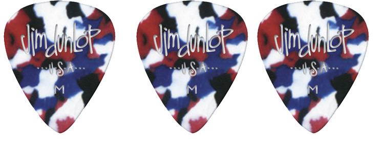 Dunlop Celluloid Classics Confetti 12pk Guitar Picks - Medium