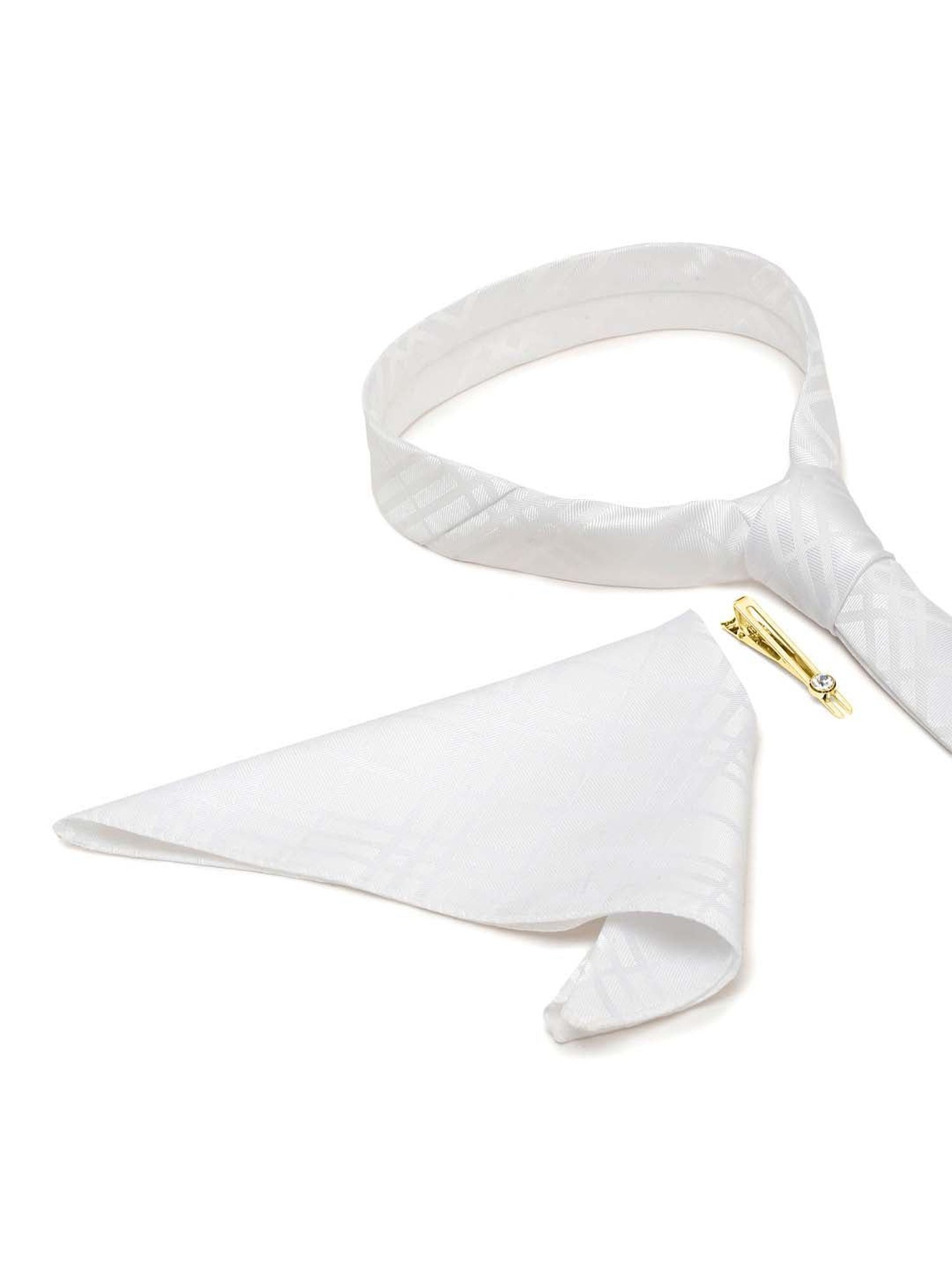 Louis Stitch Blue Printed Necktie Gift Set - Set of 3