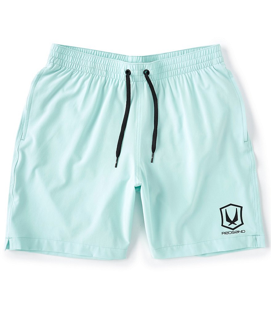 Redsand Solid Core Stretch 18#double; Outseam Volley Shorts