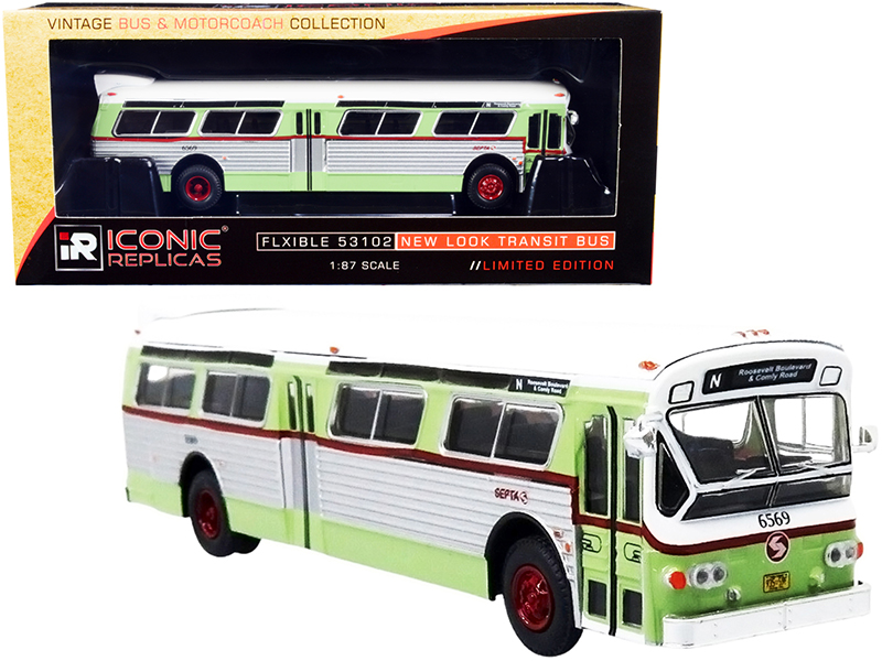 MCI MC-12 Coach Classic Bus "Grey Goose Lines" Destination: Winnipeg (Manitoba Canada) "Vintage Bus & Motorcoach Collection" 1/87 Diecast Model by Iconic Replicas
