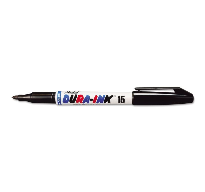 Markal Dura-Ink 15 Felt-Tip Marker Black 96023