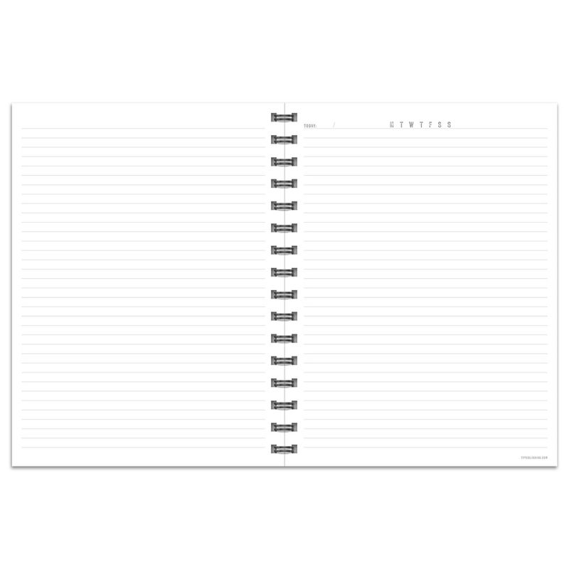 Journal 7.25" x 9.25" Green Plaid - Wisconsin